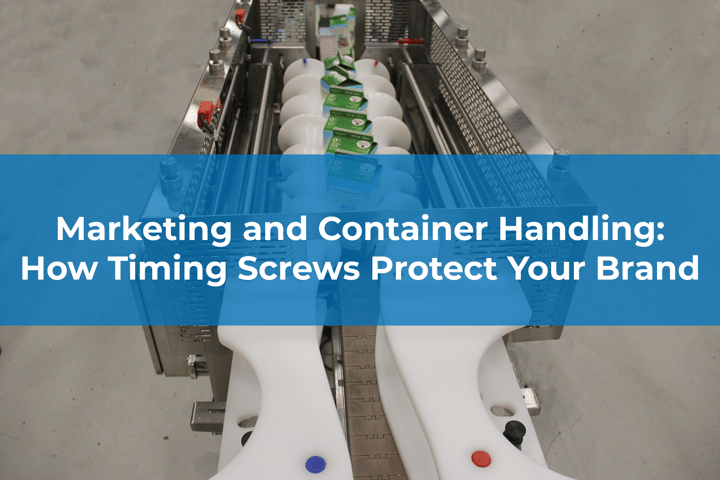 Marketing and Container Handling: How Timing Screws Protect Your Brand