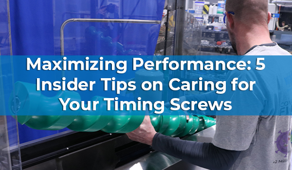 Maximizing Performance: 5 Insider Tips on Caring for Your Timing Screws